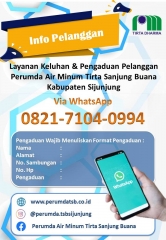 Pengaduan Pelanggan Via WhatsApp